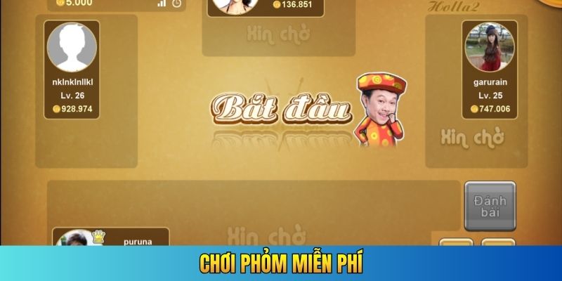 Chơi phỏm miễn phí