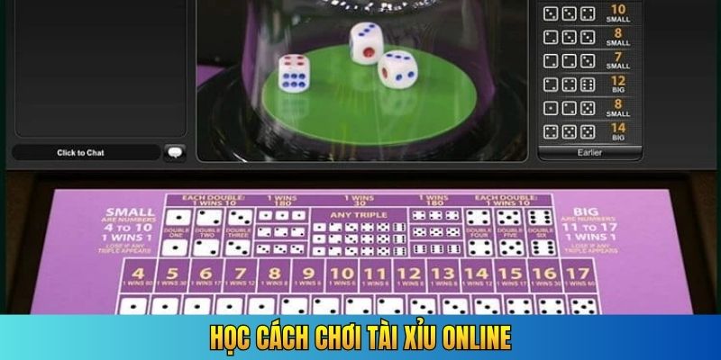 Học cách chơi tài xỉu online